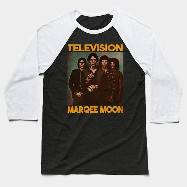 Marquee Moon // 1977 // Retro Baseball T-Shirt by Kiranamaraya